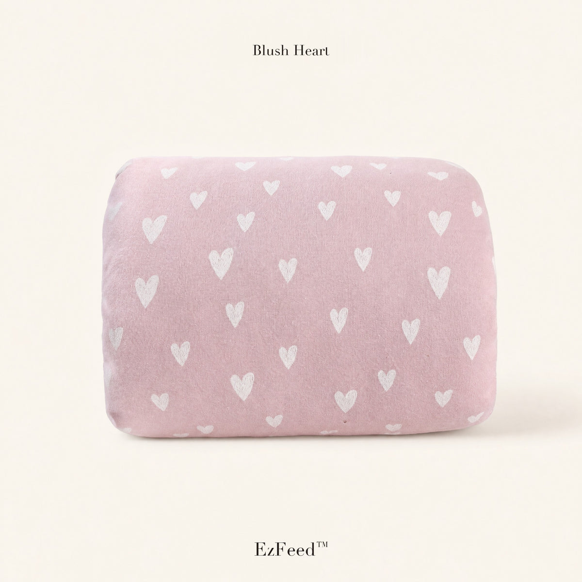 EzFeed nursing arm pillow in Blush Heart