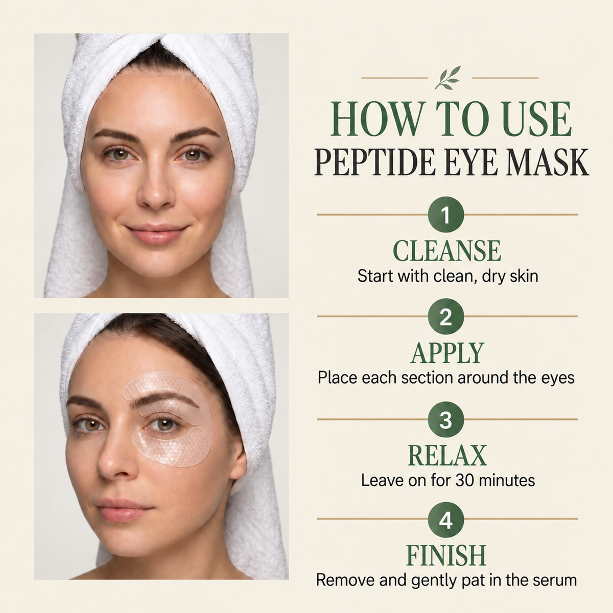 Lúxare Peptide Eye Mask