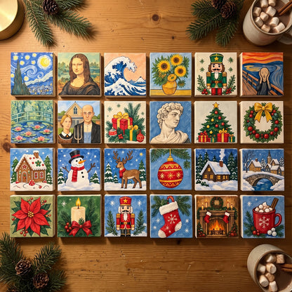 All 24 mini paintings finished