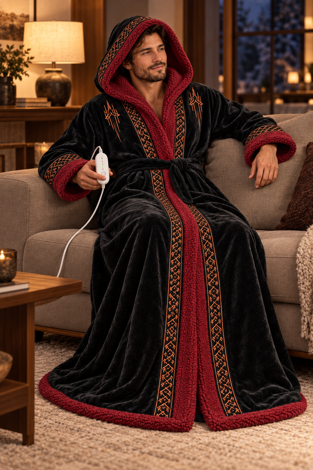 RealmWrap Heated Robe — dark tower lifestyle